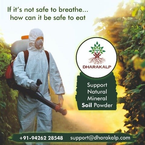 Not safe for us, not safe for Nature. Chemical Fertilizer destroys life.